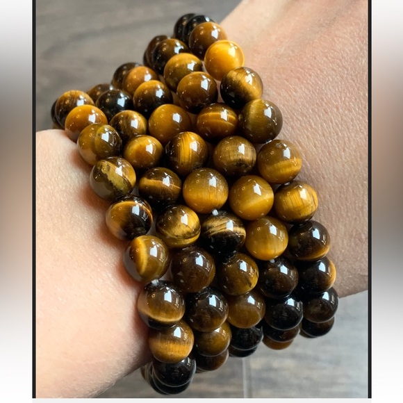 Yellow Tiger Eye Bracelet - Picture 1 of 1